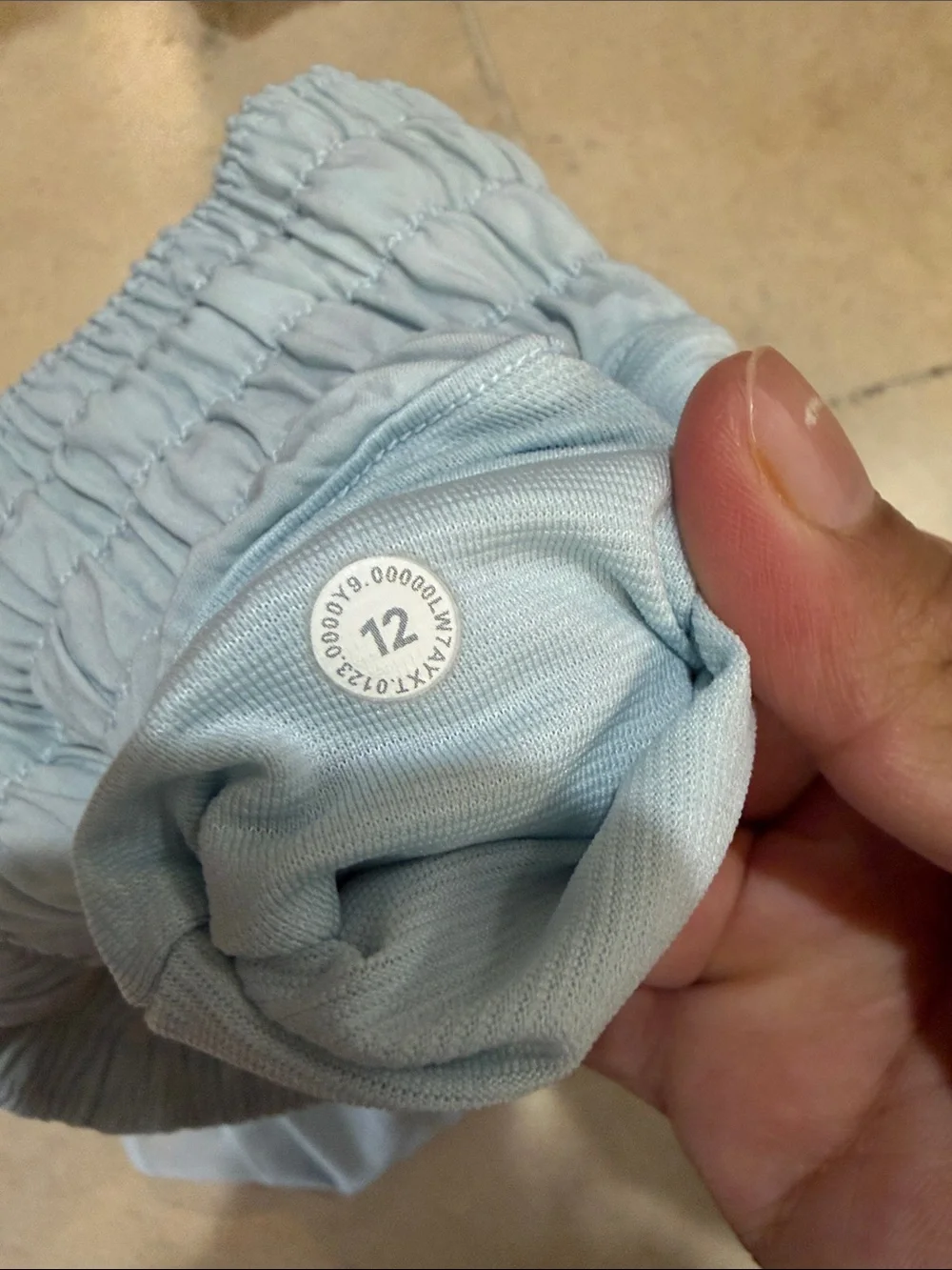 Light Blue Women's Athletic Shorts